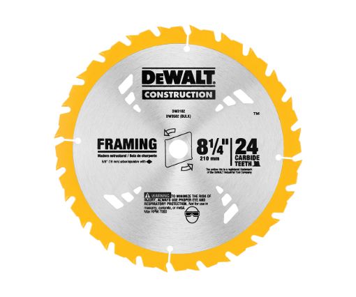 Afbeeldingen van DEWALT Cirkelzaagblad 8.1/4"*24T