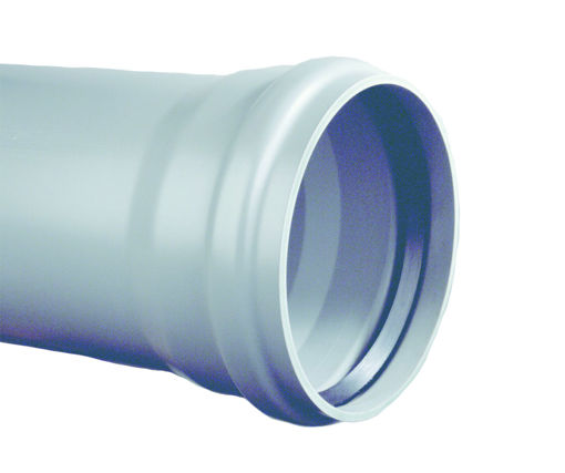 Afbeeldingen van PVC U-3 Buis KOMO SN4 315x7,7mm mof/ spie grijs L=5m