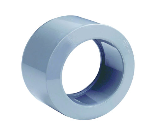 Afbeeldingen van DYKA PVC Verloopring centrisch 50x40mm lijmmof/ spie grijs