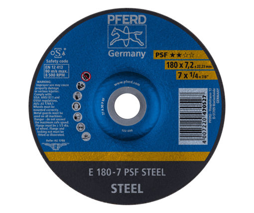 Afbeeldingen van PFERD slijpschijf