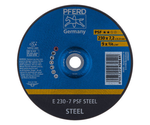 Afbeeldingen van PFERD slijpschijf