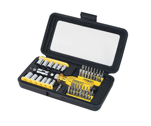 Afbeeldingen van STANLEY Ratelschroevendraaier set, Multi-Bit