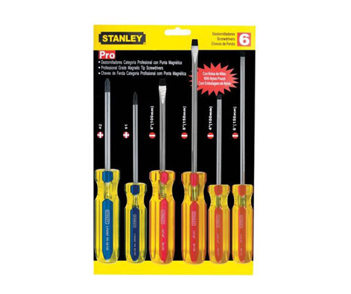 Afbeeldingen van STANLEY Schroevendraaierset Pro