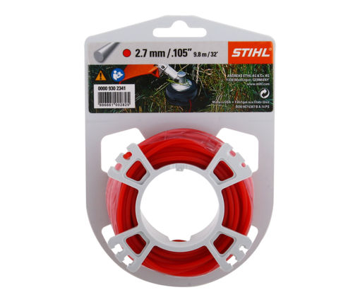 Afbeeldingen van STIHL Line Round 2.7 mm x 9.80 M Red A