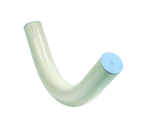 Afbeeldingen van DYKA PVC Getrokken bocht KIWA PN7,5 75mm 90° crème