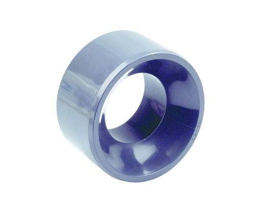 Afbeeldingen van DYKA PVC Verloopring PN16 160x110mm spie/ lijmmof grijs