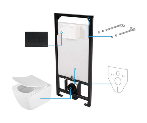 Afbeeldingen van DEANTE Toiletpot