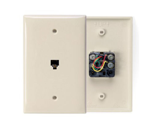 Afbeeldingen van LEVITON Muurplaat met klep