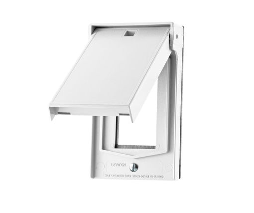 Afbeeldingen van LEVITON Muurplaat met klep