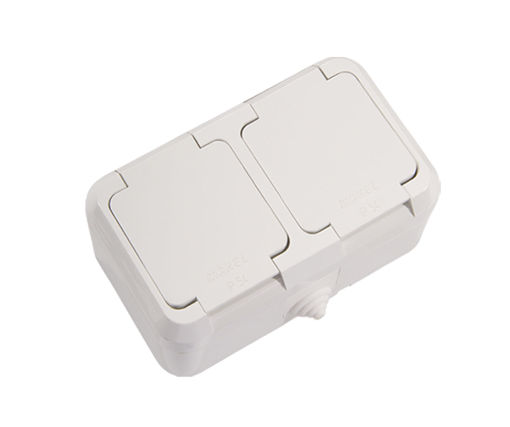 Afbeeldingen van MAKEL Dubel Stopcontactdoos