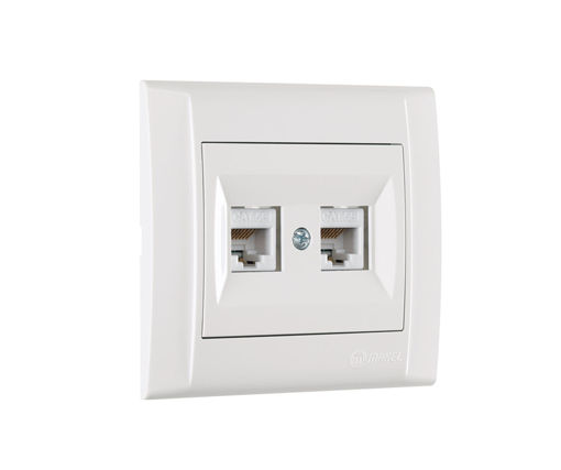 Afbeeldingen van MAKEL Dubbele Data Contactdoos