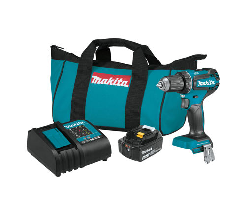 Afbeeldingen van MAKITA Lxt Draadloze Boorhamer & Koffer