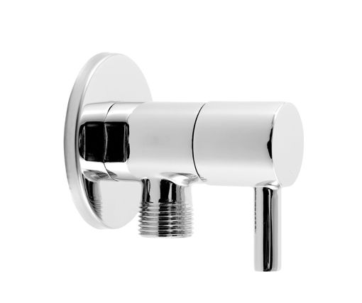 Afbeeldingen van FERRO Hoekstopkraan met keramische kop en rozet