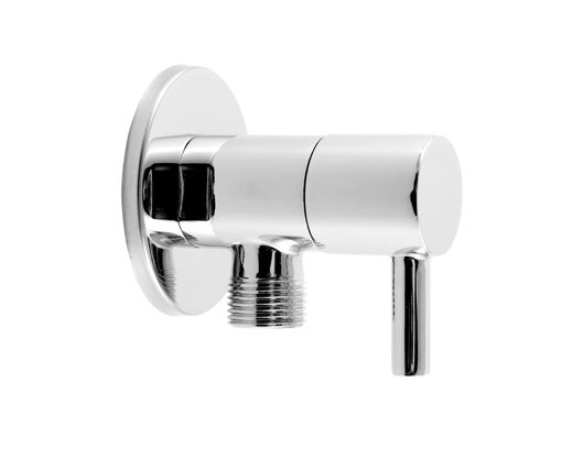 Afbeeldingen van FERRO Hoekstopkraan met keramische kop en rozet