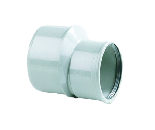 Afbeeldingen van DYKA Verloop Stuk 10"x8" Met Rubber Ring KOMO-Keur