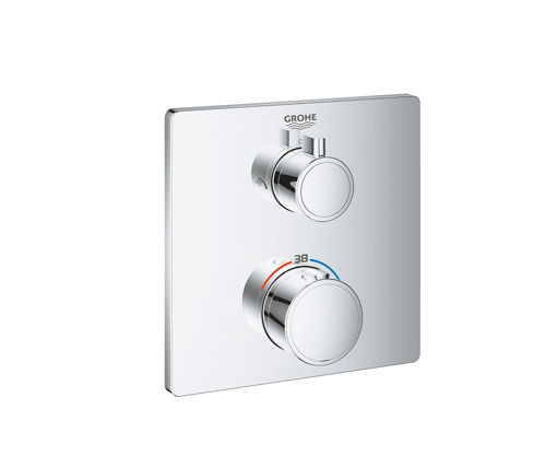 Afbeeldingen van GROHE Grohtherm Afbouwset Douche Vierkant