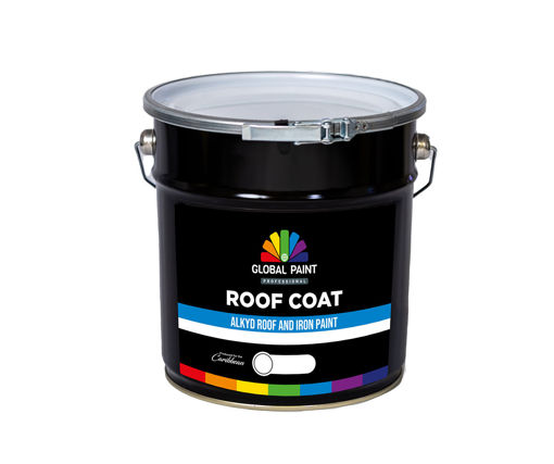 Afbeeldingen van GLOBAL PAINT Gpp Alkyd Roof And Iron Paint White 1G