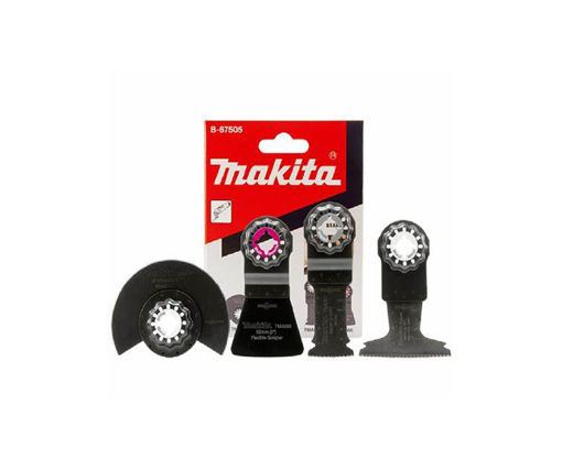 Afbeeldingen van MAKITA Multi Tool Starlock 4 Piece Floor Cutter Set