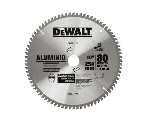 Afbeeldingen van DEWALT Blade for Miter and Bench Saw DWA Line 10" - 80D