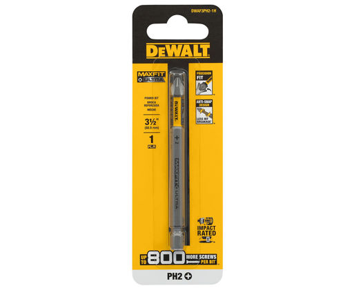 Afbeeldingen van DEWALT 3-1/2" MAXFIT ULTRA Phillips 3 Steel Screwdriving Bit