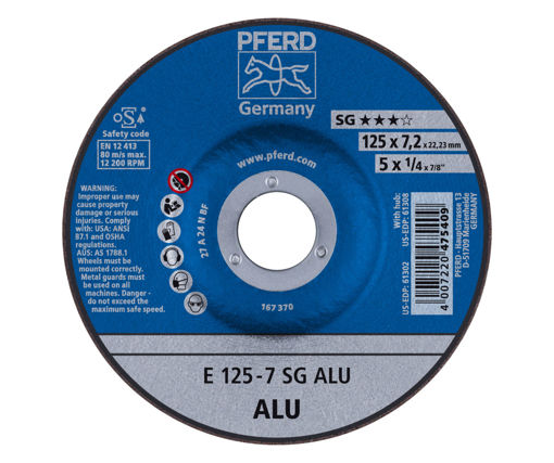 Afbeeldingen van PFERD Slijpschijf