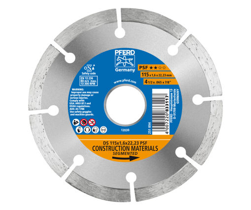 Afbeeldingen van PFERD Diamant slijpschijf