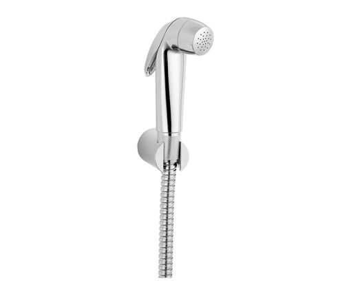 Afbeeldingen van FERRO Presso Hygienic Chrome Shower Set With Auto-Stop System