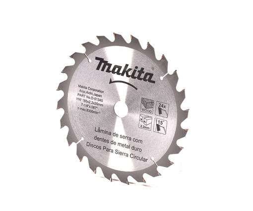 Afbeeldingen van MAKITA Wood Saw Blade 24T 7-1/4"