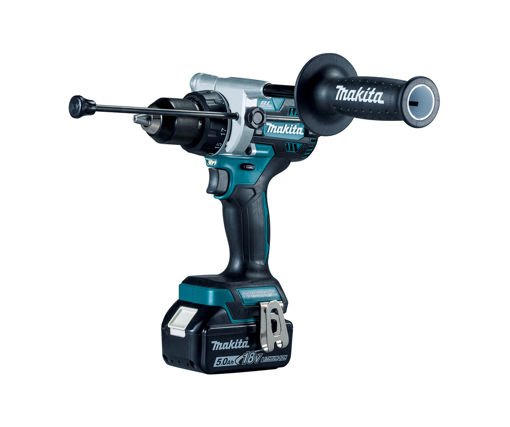Afbeeldingen van MAKITA 18V Hammer Drill Kit DHP486Z Incl. DC18RC, BL1850B & MP