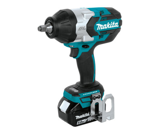 Afbeeldingen van MAKITA Cordless Impact Wrench BL Inc. BL1850B, DC18RC