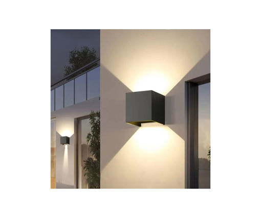 Afbeeldingen van TAPANA LED Wall Square Lamp 5W, AC85-265V, 4000K - 100x100x80mm