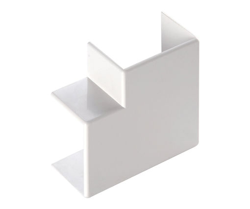 Afbeeldingen van ELETTROCANALI Hoekstuk 80X40Mm Wit