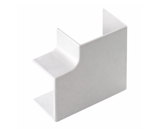 Afbeeldingen van ELETTROCANALI Lkoker Platte Hoek 100X60Mm Wit