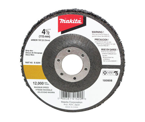 Afbeeldingen van MAKITA Strip Disc 4-1/2"