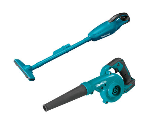 Afbeeldingen van MAKITA 18V Combo Kit – Stofzuiger & Blazer