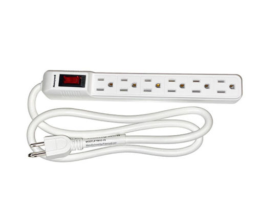 Afbeeldingen van HONEYWELL Stekkerdoos 6 Stopcontacten 1875W