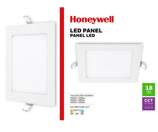 Afbeeldingen van HONEYWELL LED Inbouw Paneel Vierkant 18W