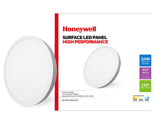 Afbeeldingen van HONEYWELL LED Opbouw Paneel Rond 24W