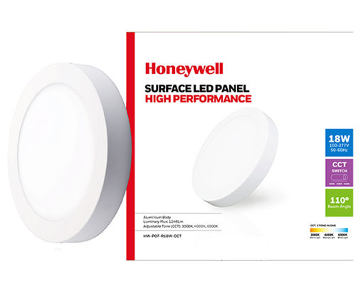 Afbeeldingen van HONEYWELL LED Opbouw Paneel Rond 18W
