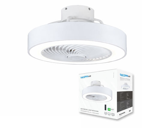 Afbeeldingen van LIGHTSOURCE Plafondventilator met LED