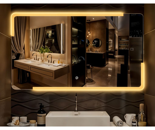 Afbeeldingen van HOME DELIGHT LED Spiegel met Touchfunctie