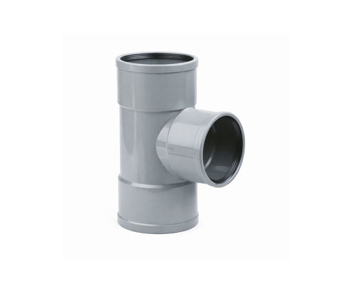 Afbeeldingen van DYKA Verloop T-Stuk 6"x4'' 3XFRR 4SN/8SN KOMO-Keur