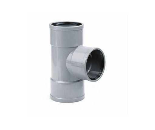 Afbeeldingen van DYKA Verloop T-Stuk 8"x6'' 3XFRR 4SN/8SN KOMO-Keur