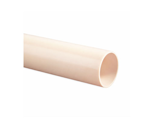 Afbeeldingen van DYKA Waterleidingbuis 160x4.9mm (10.00 Mtr.) KIWA-Keur PN8 Cream Glad Eindig