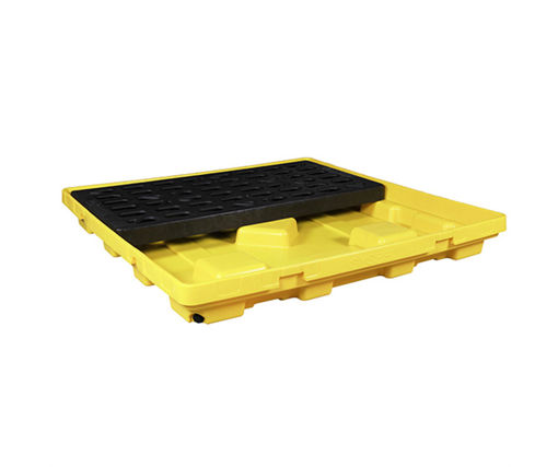Afbeeldingen van SYSBEL HDPE Spill Deck voor 4 Vaten