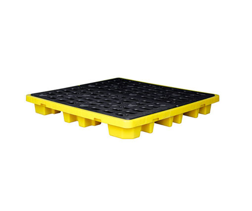 Afbeeldingen van SYSBEL HDPE Spill Containment Platform voor 4 Olievaten