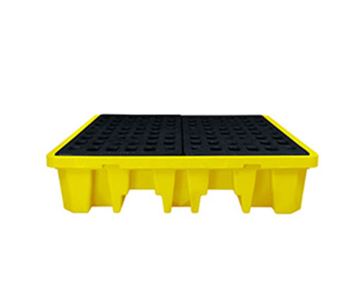 Afbeeldingen van SYSBEL HDPE Modulaire Spill Pallet voor 4 Vaten