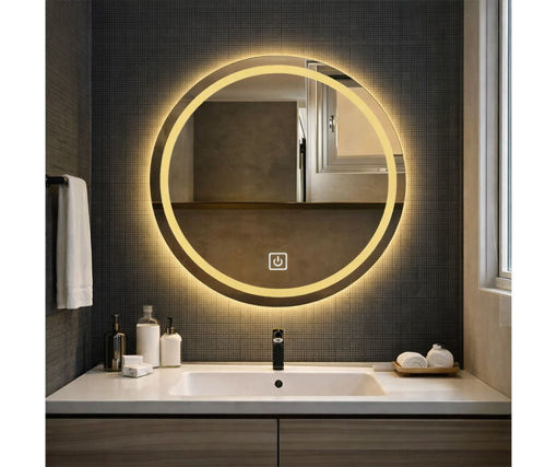 Afbeeldingen van HOME DELIGHT Ronde LED Spiegel met Verlichting