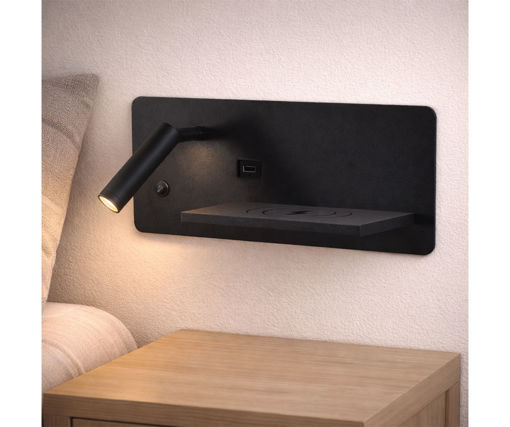 Afbeeldingen van HOME DELIGHT Wandlamp met Draadloze Oplader