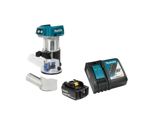 Afbeeldingen van MAKITA Draadloze DC Routertrimmer